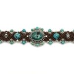 Isha Elafi Brown and Turquoise Bracelet - Image 2