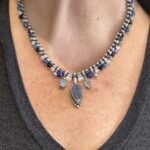 Isha Elafi Kyanite Teardrop Pendant - Image 2