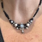 Isha Elafi Moonstone and Pearl Choker - Image 2