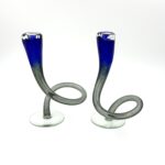 Hudson Glass Intertwined Candlesticks - Image 3
