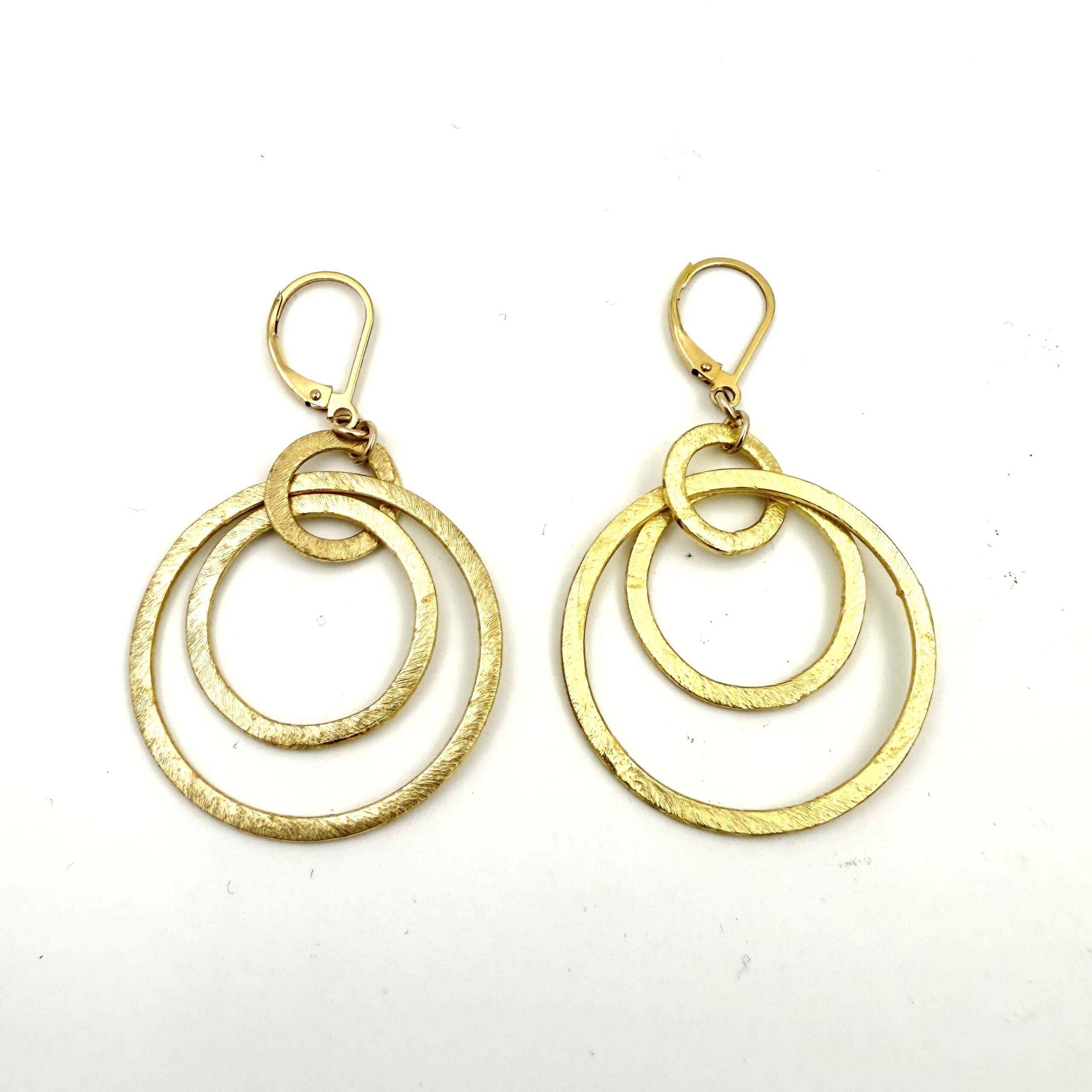 18kt Gold Vermeil Double Hoop Earrings